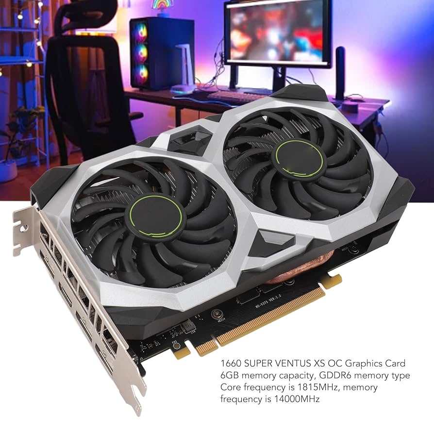 NVIDIA GeＦＯrceGTＸ1660 6GB GDDR5 MSI Gaming GeForce GTX 1660 Super 192-bit HDMI/DP 6GB GDRR6